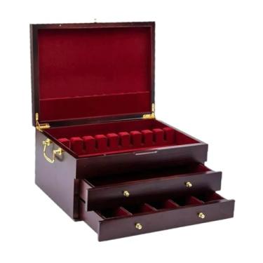 Imagem de KiBcsLic Caixa Organizadora de Talheres, Estojo para Talheres, Organizador, Acessórios, Estojo para Talheres, Caixa Organizadora de Talheres para