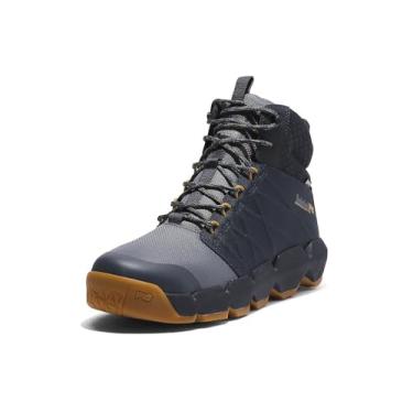 Imagem de Timberland PRO Morphix Tênis masculino de segurança composto de 15 cm à prova d'água, Cinza/azul marinho-2024, 42