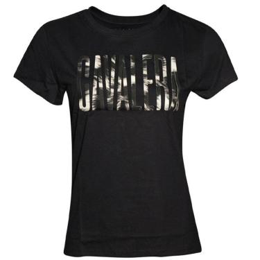 Imagem de CAMISETA CAVALERA SLIM LOGO FUR PB PRETA FEMININA-Feminino