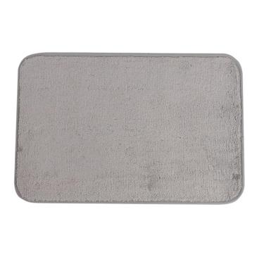 Imagem de Tapete De Microfibra Comfort Cinza 58x38cm - Uzoo Tapete Microfibra Comfort 58x38cm Cinza