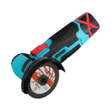 Imagem de Mini Esmerilhadeira Sem Fio 12V Brushless 450W 18500Rpm Com Bateria De