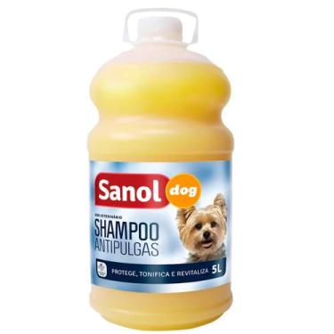 Imagem de Shampoo Antipulgas para Cachorro Sanol Dog 5 Litros