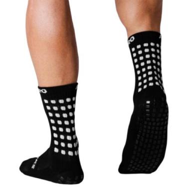 Imagem de Meia Esportiva Futebol Grip Draft ProSocks, Preto, 38/44