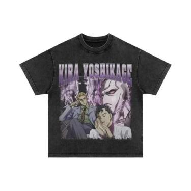 Imagem de Camiseta Gráfica Masculina Anime JoJo's Bizarre Adventure DIO, Camiset