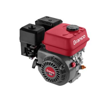 Imagem de Motor Gasolina 6,5CV Eixo H Partida Manual B4T-6.5H Branco