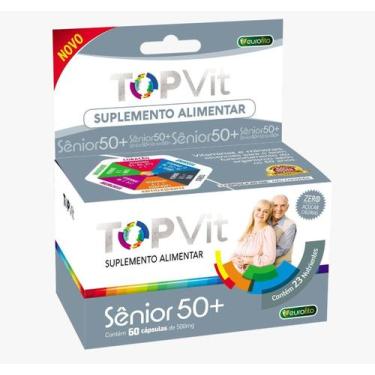 Imagem de Top Vit Sênior 50+ Suplemento 60Cps. 500mg Concentrado
