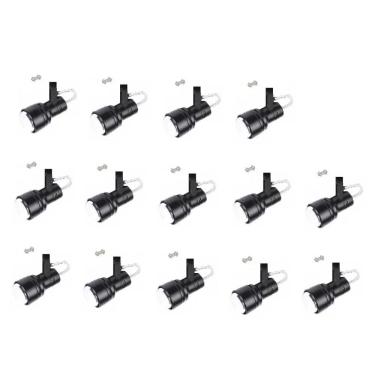 Imagem de Kit 14 Spot Trilho Perfilado Eletro calha Par20 Bulbo OL4