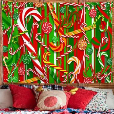 Imagem de Tapeçaria, presente de Natal, sala de parede, estética 200x150cm - yiw