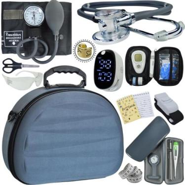 Imagem de Kit Enfermagem Maleta Medica Super Luxo Completa Promocao - Love Saude