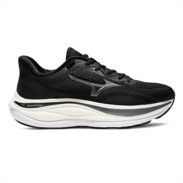 Imagem de Tênis Mizuno Wave Skyway Masculino, Preto, Branco, 39