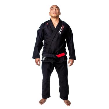 Imagem de Kimono de Jiu Jitsu KVRA Blood Preto Kimono de Jiu Jitsu KVRA Bloodline Preto A3-Masculino