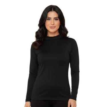 Imagem de Blusa Térmica Gola Alta Feminina Básica Inverno Segunda Pele - AG Indu