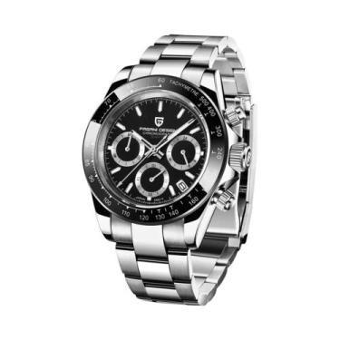 Imagem de Relógio De Luxo Masculino Em Quartzo Com Cronógrafo Dourado PAGANI DES