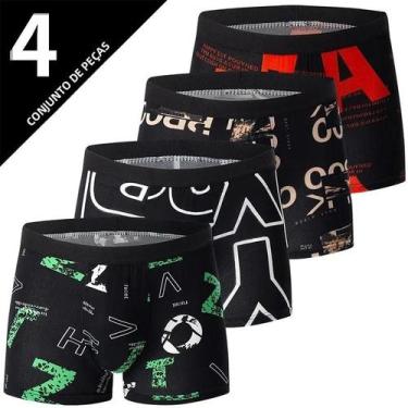 Imagem de Conjunto De 4 Peças De Shorts De Praia Masculinos plus Size 5XL6XL Com