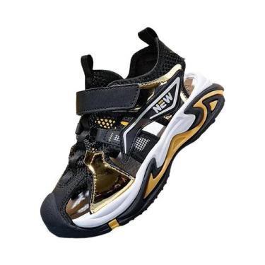 Imagem de Sandálias Esportivas Para Meninos E Meninas, Calçados De Praia Com Pon