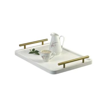 Imagem de Bandeja Cantinho do Café Decorativa Para Servir Bebidas 28x40 - Maraka