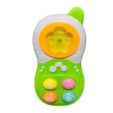 Imagem de Telefone Interativo para Bebês com Luz Som e Imagem Zippy Toys - 11132