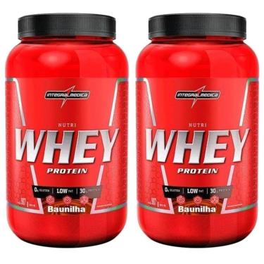 Imagem de Kit 2X Nutri Whey Protein - 907g Baunilha - IntegralMédica-Unissex
