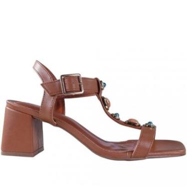 Imagem de Sandália Feminina Via Marte com Salto Bloco 171-036-Feminino