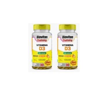 Imagem de Kit 2 Bioviton Gummy Vitamina D3 Sabor Laranja 2x30 gomas Unilife-Unissex