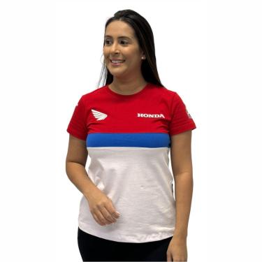 Imagem de CAMISETA BABY LOOK FEMININA HONDA RACING HRC RR MOTOGP-Masculino