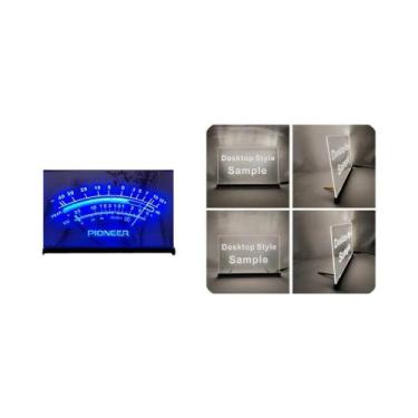 Imagem de Letreiro De Neon LED 3D Esculpido Pioneer Peak VU dB Arte De Parede Pa