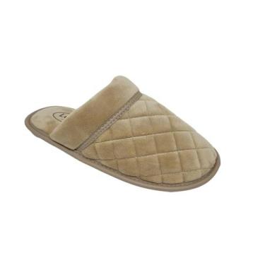 Imagem de Pantufa Leffa 759 Chinelo de Lã Feminino, Bege, 37