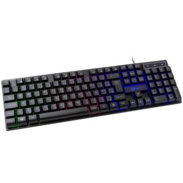 Imagem de Teclado Membrana Gamer Kalkan Hati Preto Abnt2 Rainbow