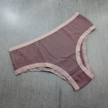 Imagem de Calcinha Juvenil 100% Algodão Cor:CastanhoTamanho:GG - Ternura Íntima,