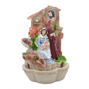 Imagem de Fonte água Sagrada Família Sala Quarto Jardim Bombinha 33x23 - SHOPPIN