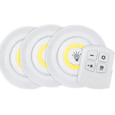 Imagem de Kit 3 Lâmpadas Luminária Led Controle Sem Fio - BONANZA