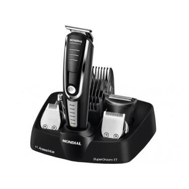 Imagem de Aparador De Pelos Mondial BG-05  Body Groom, Preto/Prata, Bivolt, Bivo