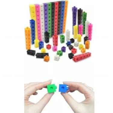 Imagem de Numberblocks Didático Matemática Cubos 100 Peças - Genérica