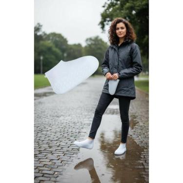 Imagem de Capa Chuva Silicone Impermeável Para Calçados - Seco e Prote - Congrat