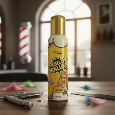 Imagem de Tinta Temporária P/ Cabelo Barba Em Spray 120ml Sai Com Água - Linha d