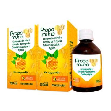 Imagem de Kit 02 Propomune Xarope Própolis Eucalipto 150 ml Maxinutri
