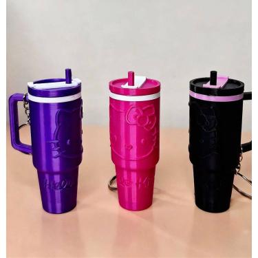 Imagem de Chaveiro de Bolsa Mini Garrafa - Porta Hidratante Labial