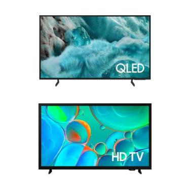Imagem de Vision AI TV 50" QLED Ultra 4K Q7F + Smart TV 32" HD H5000F - Samsung