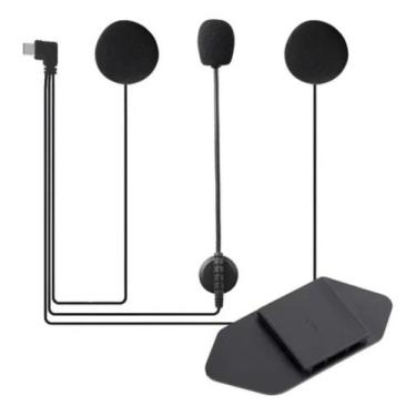 Imagem de Kit Fones De Ouvido Para Intercomunicador V6 Pro + Type-c - GENÉRICA