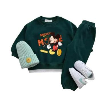Imagem de Conjunto De 2 Peças Para Meninos E Meninas Com Estampa De Desenho Anim