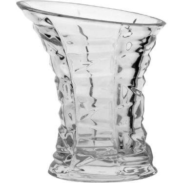 Imagem de VASO DECORATIVO ENFEITE CASA LAILA VIDRO 19x9x9cm TRANSPARENTE