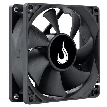 Imagem de Ventoinha Rise Mode Black, 80mm, Preto - RM-BK-02-FB-Unissex