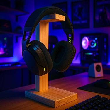 Imagem de Suporte Headset Fone Game Decoração Mesa Gamer Quarto - Beto Moveis, M