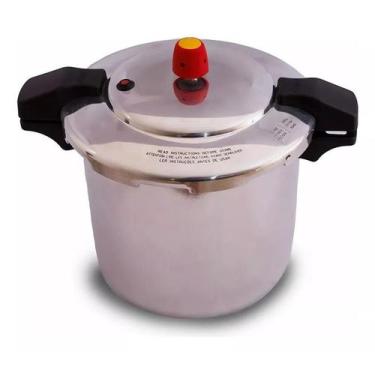 Imagem de Panela de pressao 10 lts polida c/ alca new line prateado - Eirilar