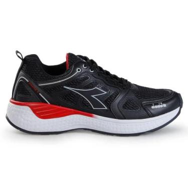 Imagem de Tênis Diadora Stratus II - Original, Pto, Pta, Vm, 41, Masculino