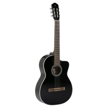 Imagem de Violão takamine nylon elétrico clássico c/ cutaway gc2ce blk & tp4t