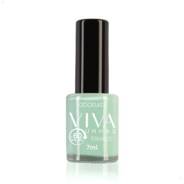 Imagem de Esmalte 60 Segundos Uva Verde Cremoso 7ml Viva Unhas ODORATA REF 2718,