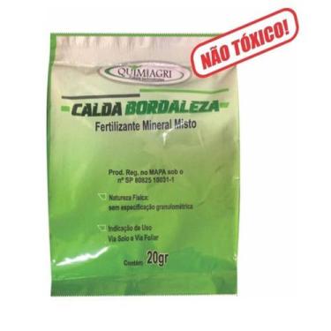 Imagem de Calda Bordaleza 20g Original Quimiagri - Kit 3 Unidades.