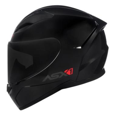 Imagem de Capacete ASX City Solid Preto Brilhante, 60