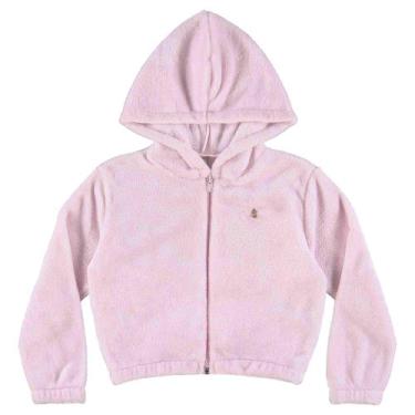 Imagem de Jaqueta Menina Glinny em Malha Polar Fleece na cor Rosa, 2